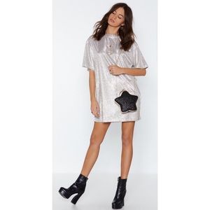 NWT Go Glam Glitter Dress